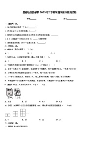 昌都地区昌都县2023年三下数学期末达标检测试题含解析