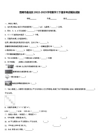 昆明市盘龙区2022-2023学年数学三下期末考试模拟试题含解析