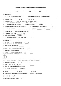 来凤县2023届三下数学期末综合测试模拟试题含解析