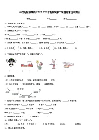 林芝地区察隅县2023年三年级数学第二学期期末统考试题含解析