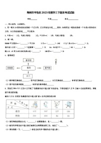 朔州市平鲁区2023年数学三下期末考试试题含解析