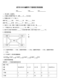 武穴市2023届数学三下期末复习检测试题含解析