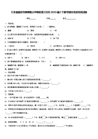 江苏省南京市琅琊路小学明发滨江分校2023届三下数学期末质量检测试题含解析