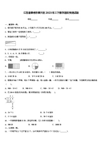 江苏省泰州市泰兴区2023年三下数学期末预测试题含解析