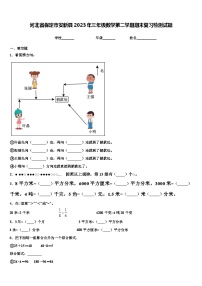 河北省保定市安新县2023年三年级数学第二学期期末复习检测试题含解析