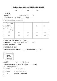 沈丘县2022-2023学年三下数学期末监测模拟试题含解析