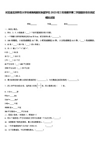 河北省北京师范大学沧州渤海新区附属学校2023年三年级数学第二学期期末综合测试模拟试题含解析