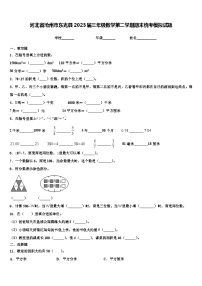 河北省沧州市东光县2023届三年级数学第二学期期末统考模拟试题含解析