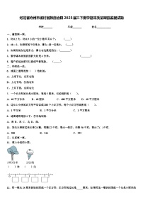 河北省沧州市孟村回族自治县2023届三下数学期末质量跟踪监视试题含解析