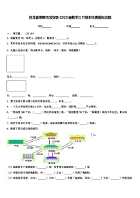 河北省邯郸市成安县2023届数学三下期末经典模拟试题含解析