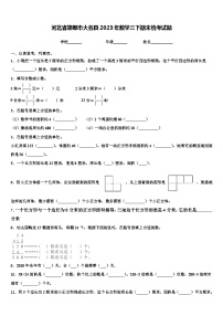 河北省邯郸市大名县2023年数学三下期末统考试题含解析