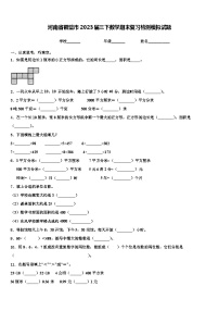 河南省鹤壁市2023届三下数学期末复习检测模拟试题含解析