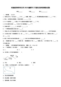 河南省郑州市巩义市2023届数学三下期末达标检测模拟试题含解析