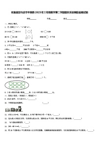 河南省驻马店市平舆县2023年三年级数学第二学期期末质量跟踪监视试题含解析