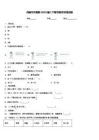 济南市济阳县2023届三下数学期末检测试题含解析