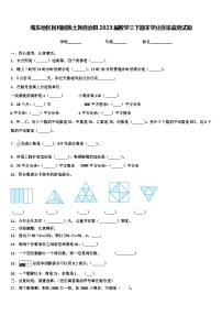 海东地区民和回族土族自治县2023届数学三下期末学业质量监测试题含解析