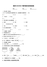 海伦市2023年三下数学期末质量检测试题含解析