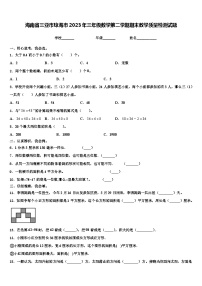 海南省三亚市琼海市2023年三年级数学第二学期期末教学质量检测试题含解析