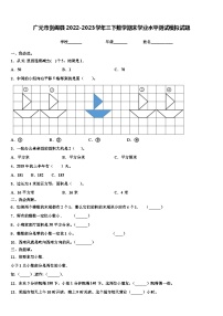 广元市剑阁县2022-2023学年三下数学期末学业水平测试模拟试题含解析