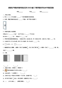 新疆生产建设兵团可克达拉市2023届三下数学期末学业水平测试试题含解析