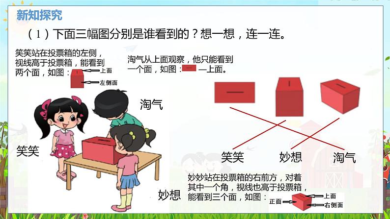 数学北师大三（上） 第2单元 2.1观察一个物体最多看到三个面和从相对观察一个物体 PPT课件04