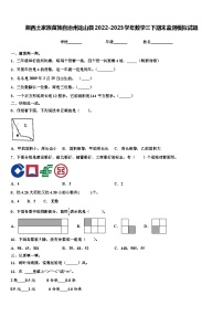 湘西土家族苗族自治州龙山县2022-2023学年数学三下期末监测模拟试题含解析