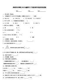 漳州市长泰县2023届数学三下期末教学质量检测试题含解析