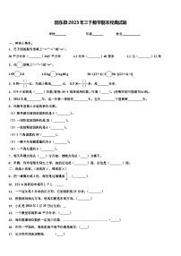 田东县2023年三下数学期末经典试题含解析