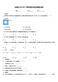 盐源县2023年三下数学期末达标检测模拟试题含解析