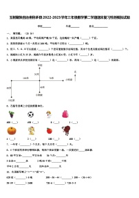 玉树藏族自治州称多县2022-2023学年三年级数学第二学期期末复习检测模拟试题含解析