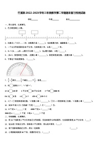 竹溪县2022-2023学年三年级数学第二学期期末复习检测试题含解析