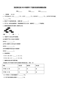 苏尼特左旗2023年数学三下期末质量检测模拟试题含解析