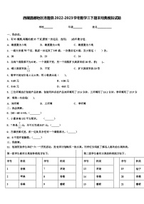 西藏昌都地区洛隆县2022-2023学年数学三下期末经典模拟试题含解析