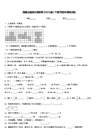 西藏山南地区错那县2023届三下数学期末调研试题含解析