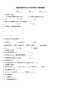 通化市集安市2022-2023学年三下数学期末含解析