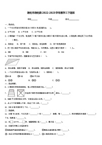 通化市通化县2022-2023学年数学三下期末含解析