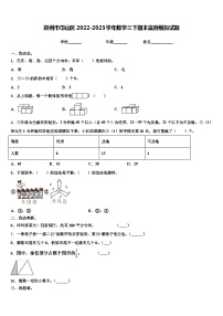 郑州市邙山区2022-2023学年数学三下期末监测模拟试题含解析