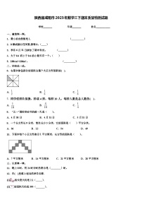 陕西省咸阳市2023年数学三下期末质量检测试题含解析