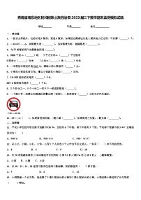 青海省海东地区民和回族土族自治县2023届三下数学期末监测模拟试题含解析