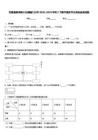 甘肃省临洮县太石镇南门小学2022-2023学年三下数学期末学业质量监测试题含解析