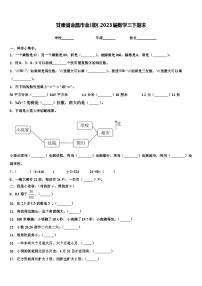 甘肃省金昌市金川区2023届数学三下期末含解析