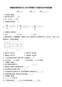 阿里地区革吉县2022-2023学年数学三下期末学业水平测试试题含解析