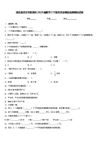 湖北省武汉市新洲区2023届数学三下期末质量跟踪监视模拟试题含解析