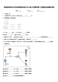 贵州省安顺市关岭布依族苗族自治县2023届三年级数学第二学期期末监测模拟试题含解析