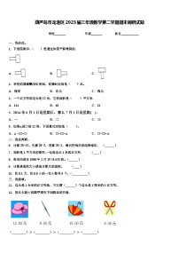 葫芦岛市龙港区2023届三年级数学第二学期期末调研试题含解析