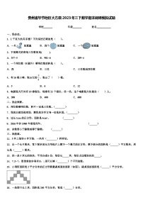 贵州省毕节地区大方县2023年三下数学期末调研模拟试题含解析