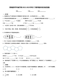 贵州省毕节市威宁县2022-2023学年三下数学期末综合测试试题含解析