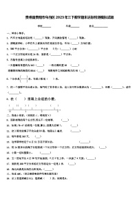 贵州省贵阳市乌当区2023年三下数学期末达标检测模拟试题含解析