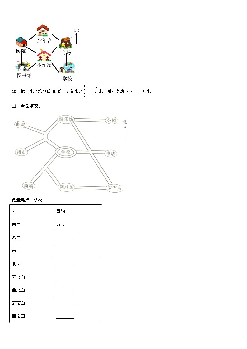 贵州省遵义市湄潭县2023年三下数学期末综合测试模拟试题含解析02