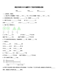 鹤壁市浚县2023届数学三下期末检测模拟试题含解析